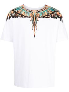 Marcelo Burlon County of Milan t-shirt en coton à imprimé Grizzly Wings - Blanc