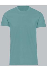 TRIGEMA Slim Fit T-Shirt ronde hals groen, Effen