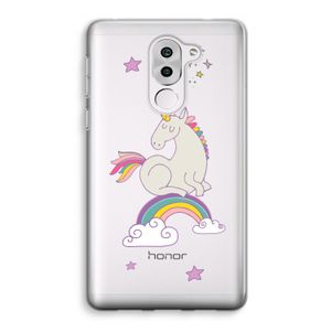 Regenboog eenhoorn: Honor 6X Transparant Hoesje