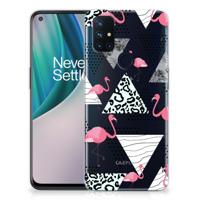 OnePlus Nord N10 5G | TPU Hoesje | Flamingo Triangle