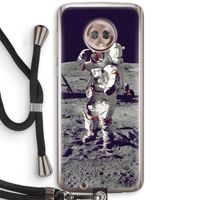 Spaceman: Motorola Moto G6 Transparant Hoesje met koord