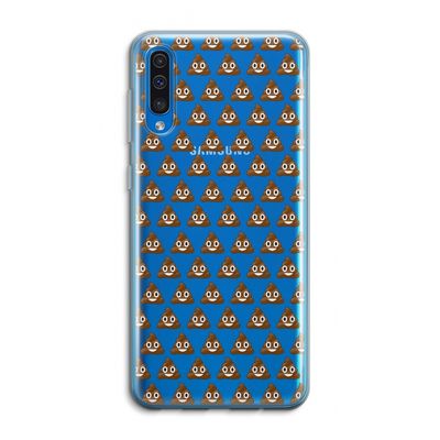 Poop emoji: Samsung Galaxy A50 Transparant Hoesje
