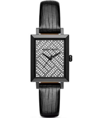 Horlogeband Michael Kors MK2647 Leder Zwart 14mm