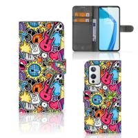 OnePlus 9 | Wallet Case | met Pasjes | Punk Rock