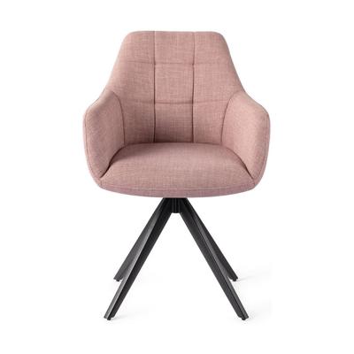 Jesper Home Noto eetkamerstoel Vintage Rose turn black