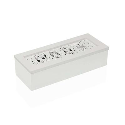 Doos-Juwelenkistje Versa GATTO Hout MDF 9 x 6 x 24 cm