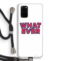 Whatever: Samsung Galaxy S20 Plus Transparant Hoesje met koord