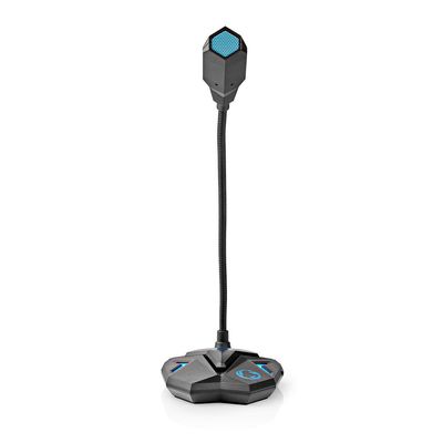 Nedis Gaming Microfoon | USB | 1x 3,5 mm Audio Out | 1 stuks - GMICGU100BK GMICGU100BK
