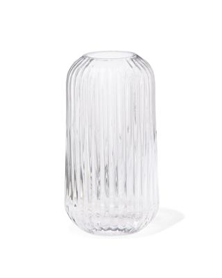 HEMA Vaas Voor Geurstokjes XS Glas Ribbel (transparant)