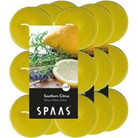 Maxi Geurtheelichtjes/waxinelichtjes - 36x - Southern Citrus - 10 branduren