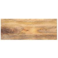 Tafelblad rechthoekig 80x40x3,8 cm massief mangohout