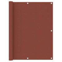 VidaXL Balkonscherm 120x600 cm oxford stof terracotta
