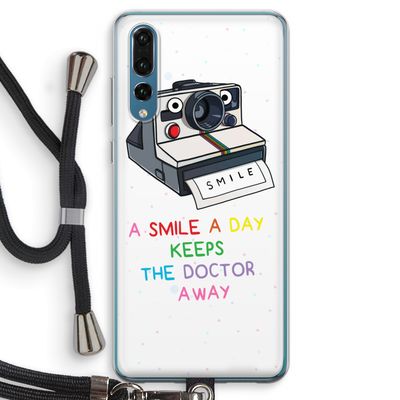 Smile: Huawei P20 Pro Transparant Hoesje met koord