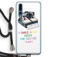 Smile: Huawei P20 Pro Transparant Hoesje met koord