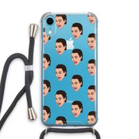 Ugly Cry Call: iPhone XR Transparant Hoesje met koord