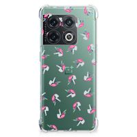 Doorzichtige Silicone Hoesje voor OnePlus 10 Pro Unicorns