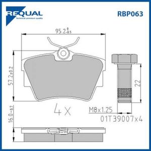 Requal Remblokset RBP063