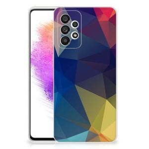 Samsung Galaxy A73 5G TPU Hoesje Polygon Dark