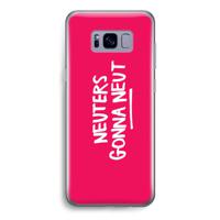 Neuters (roze): Samsung Galaxy S8 Transparant Hoesje