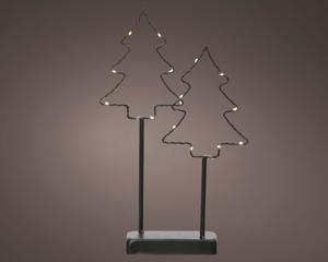 Kerstbomen LED op standaard metaal H35cm