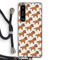 Pony: Sony Xperia 1 III Transparant Hoesje met koord