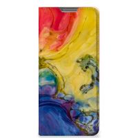 Bookcase OPPO Find X5 Watercolor Dark - thumbnail