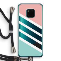 Strepen pastel: Huawei Mate 20 Pro Transparant Hoesje met koord Strepen pastel: Huawei Mate 20 Pro Transparant Hoesje met koord
