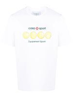 Casablanca t-shirt Tennis Ball en coton biologique - thumbnail