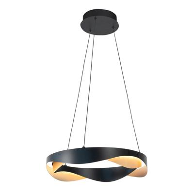 Highlight Design hanglampAscoli zwart met goud Ø 40cm - H5539.01