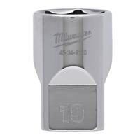 Milwaukee Accessoires 1/2" dop metrisch - 19 mm - 4932480017