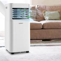 4 in 1 Mobiele Airconditioner 9000 BTU Airconditioner met Wit Deksel 16℃-32℃