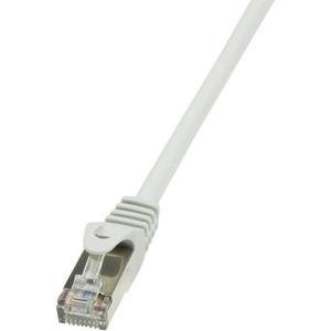 LogiLink CP2032S RJ45 Netwerkkabel, patchkabel CAT 6 F/UTP 1.00 m Grijs Snagless 1 stuk(s)