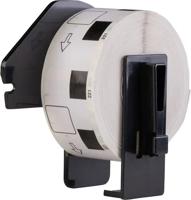 Huismerk Label Tape voor Brother DK-11204 | 17 x 54 mm | Zwart op Wit - 400 labels per rol - 1 stuk