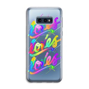 Loves: Samsung Galaxy S10e Transparant Hoesje