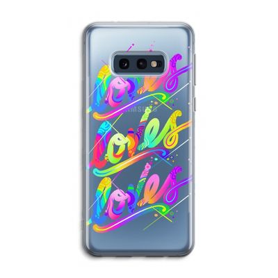 Loves: Samsung Galaxy S10e Transparant Hoesje