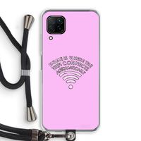 Home Is Where The Wifi Is: Huawei P40 Lite Transparant Hoesje met koord