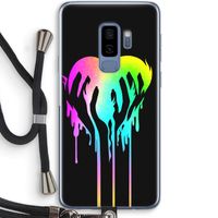 Hold My Heart: Samsung Galaxy S9 Plus Transparant Hoesje met koord