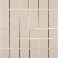Mozaïek tegels Dover Beige 5x5 Anti-slip 30,6x30,6 - Vierkant Wand en vloer Ongeglazuurd porseleinen steengoed