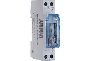 Schakelklok analoog 24 uur din rail montage 412780