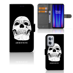 Telefoonhoesje met Naam OnePlus Nord CE 2 Skull Eyes