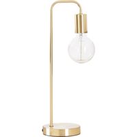 Atmosphera Tafellamp/bureaulampje Design Light - metallic goud - H46 cm - thumbnail