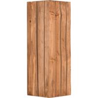 Stijlvolle LED Wandlamp - E14 Fitting - Metaal & Hout - IP20 - Bruin