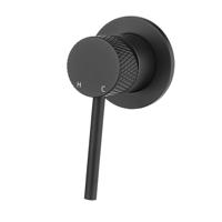 Mengkraan Inbouw Boss &Wessing Ridged Zonder Uitloop Mat Zwart Aquasplash
