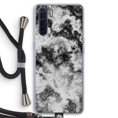 Onweer: Oppo A91 Transparant Hoesje met koord