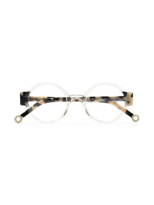 Kaleos lunettes de vue Tatou 004 à monture ronde - Tons neutres