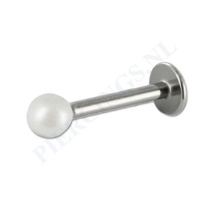 Labret 1.2 mm acryl parelmoer