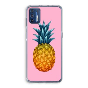 Grote ananas: Motorola Moto G9 Plus Transparant Hoesje