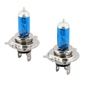 SuperWhite Blauw H4 60-55W/12V/4000K Halogeen Lampen, set á 2 stuks (E13) DWH4