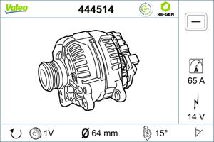 Valeo Alternator/Dynamo 444514