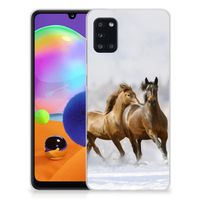 Samsung Galaxy A31 TPU Hoesje Paarden